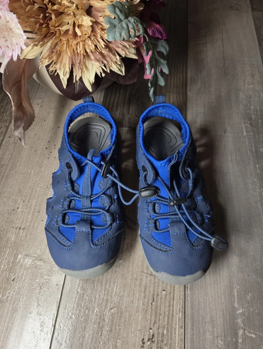 Sonoma Goods For Life Boys Size 12 Blue WirlwindNavy Water Shoes